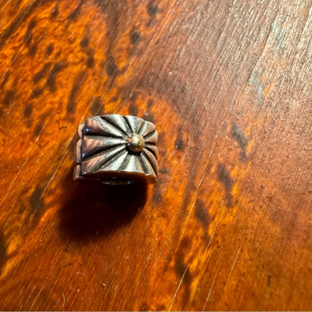 Pandora 14k and Silver Spacer Charm